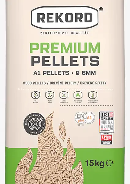 Rekord Pellets ENPlus A1 – Palette (66Sack) 990kg