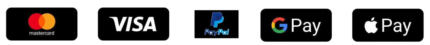 Akzeptierte Zahlungsarten: PayPal – Visa – Kreditkarte – Banküberweisung
