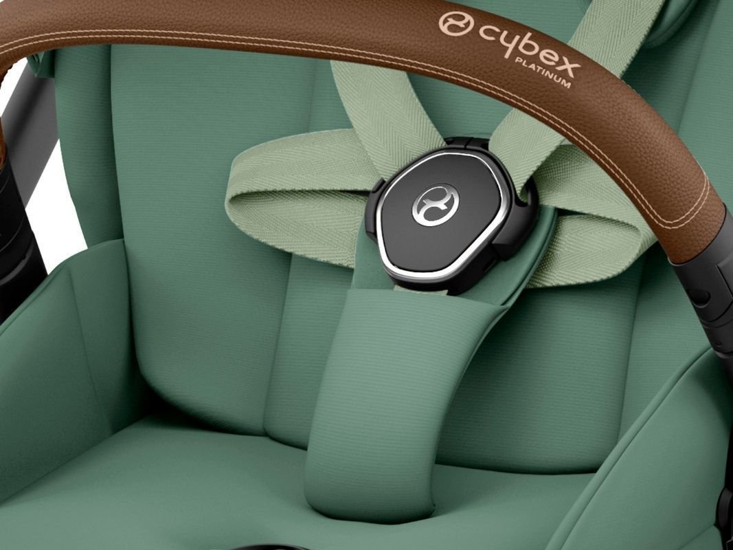 Trio CYBEX Mios | Telaio Chrome Brown, Seat Pack Leaf Green, Navicella Mios Lux Carry Cot Leaf Green, Clout T i-Size Leaf Green Plus Trio CYBEX Mios | Telaio Chrome Brown, Seat Pack Leaf Green, Navicella Mios Lux Carry Cot Leaf Green, Clout T i-Size Leaf Green Plus – Bild 3