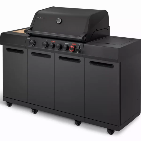 Enders UNIQ® 4 IK KITCHEN CRUSTER® SHADOW – Die Premium-Außenküche für anspruchsvolle Grillfans
