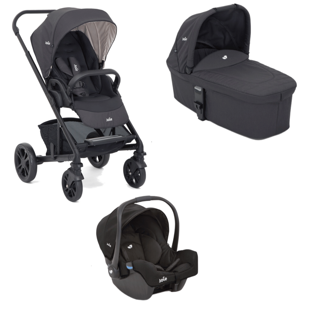 Joie Trio Chrome mit i-Snug 2 Kindersitz Joie Trio Chrome mit i-Snug 2 Kindersitz – Bild 1