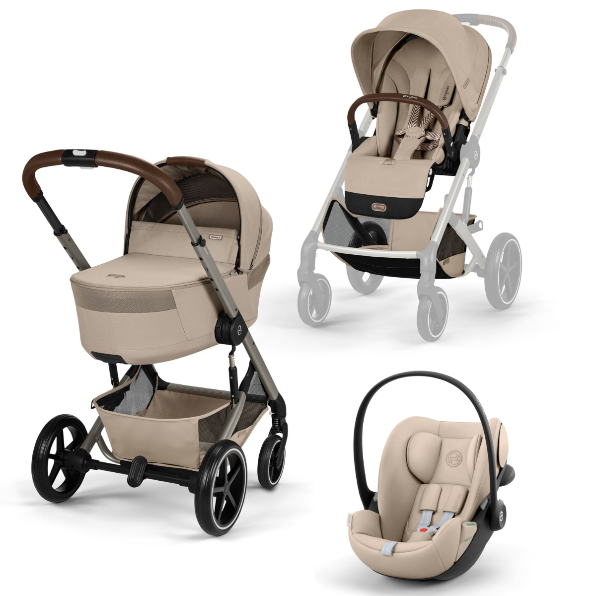 Cybex Gold Trio Balios S Lux mit Fold Cot Babywanne und Cloud G3 Cybex Gold Trio Balios S Lux mit Fold Cot Babywanne und Cloud G3 – Bild 1