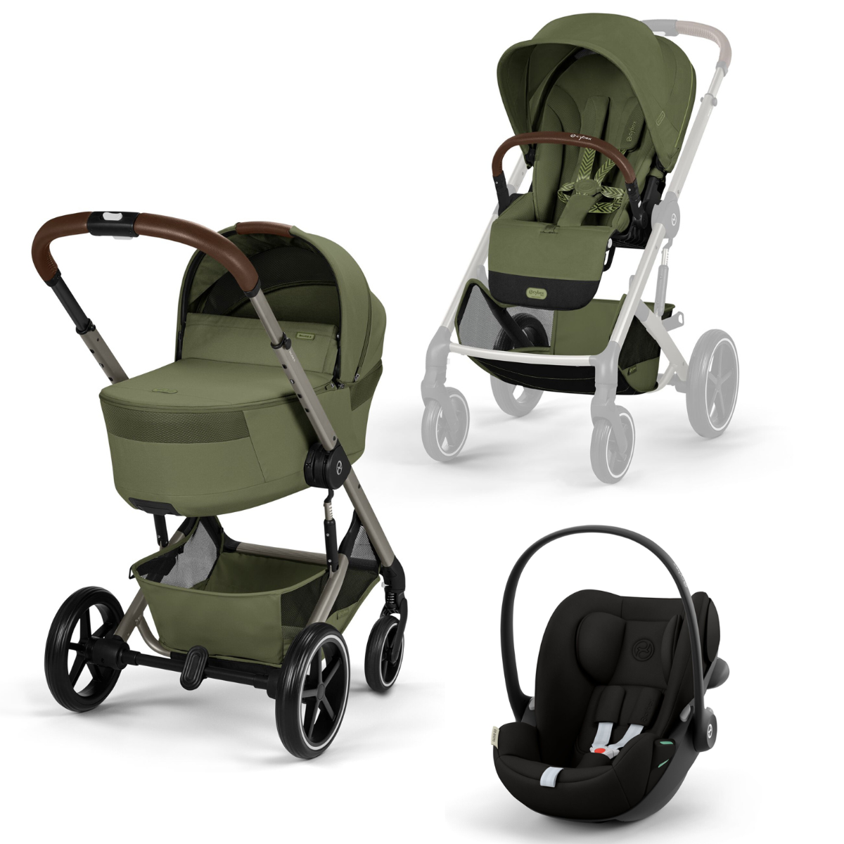 Cybex Gold Trio Balios S Lux mit Fold Cot Babywanne und Cloud G3 Cybex Gold Trio Balios S Lux mit Fold Cot Babywanne und Cloud G3 – Bild 3