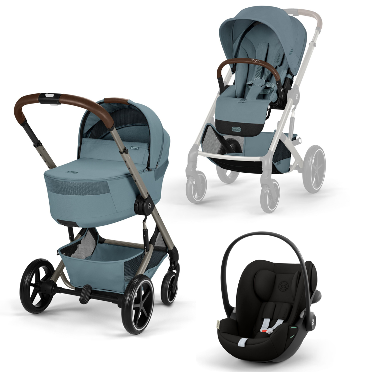 Cybex Gold Trio Balios S Lux mit Fold Cot Babywanne und Cloud G3 Cybex Gold Trio Balios S Lux mit Fold Cot Babywanne und Cloud G3 – Bild 4