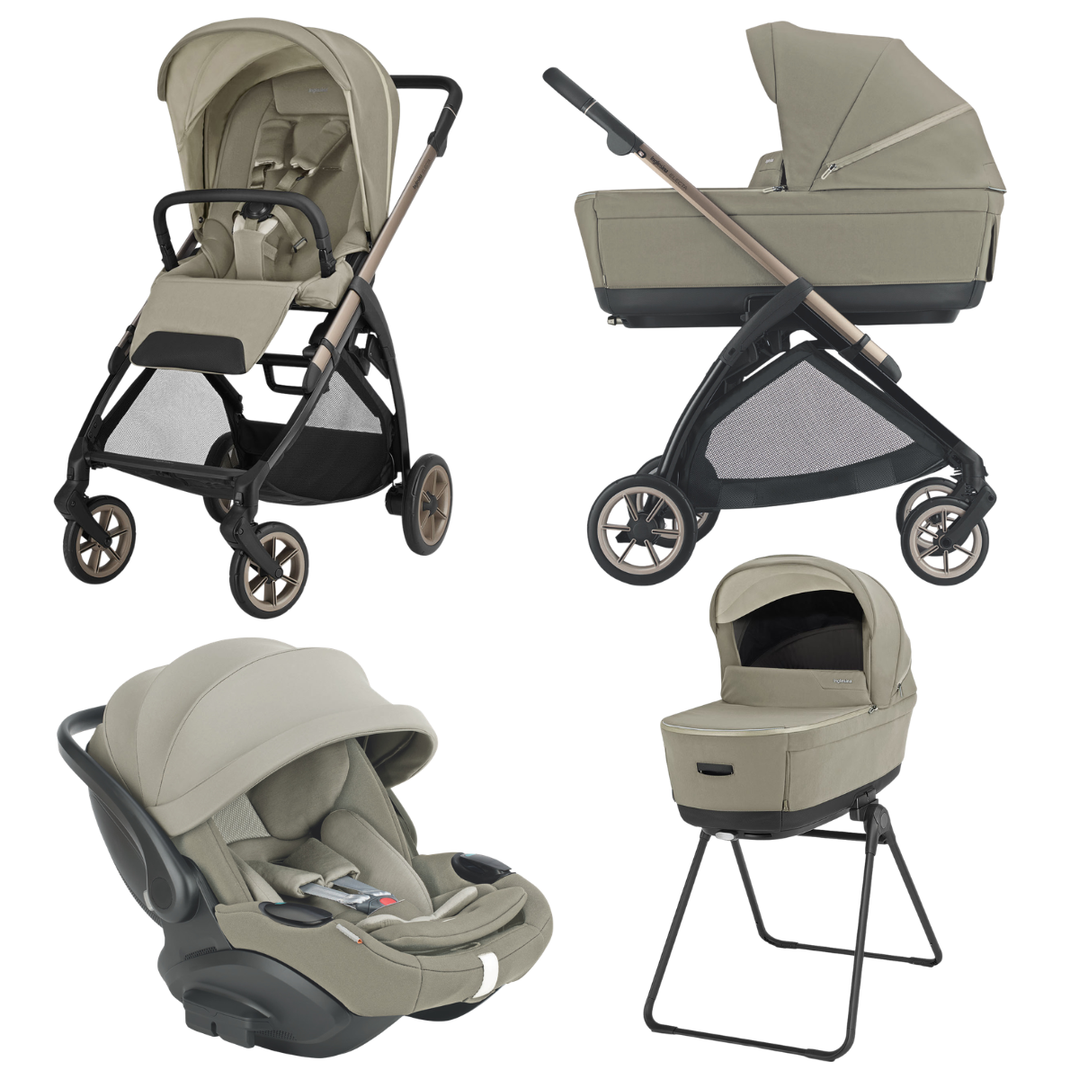 Inglesina System Quattro Electa mit Darwin Recline Evo + Basis Darwin 360 Inglesina System Quattro Electa mit Darwin Recline Evo + Basis Darwin 360 – Bild 2