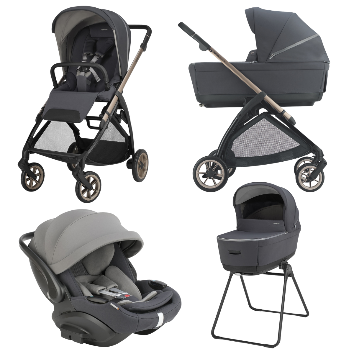 Inglesina System Quattro Electa mit Darwin Recline Evo Inglesina System Quattro Electa mit Darwin Recline Evo – Bild 1