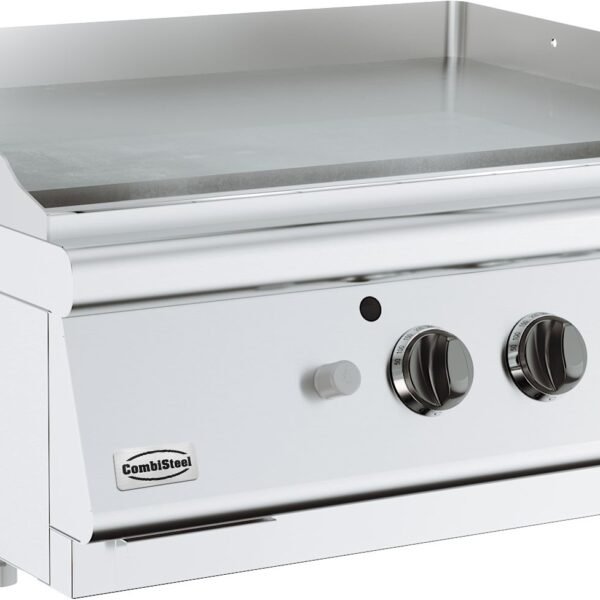 Base 700 Gas-Grillplatte - Glatt - Tischmodell - 13kW - 800x700x(h)300mm
