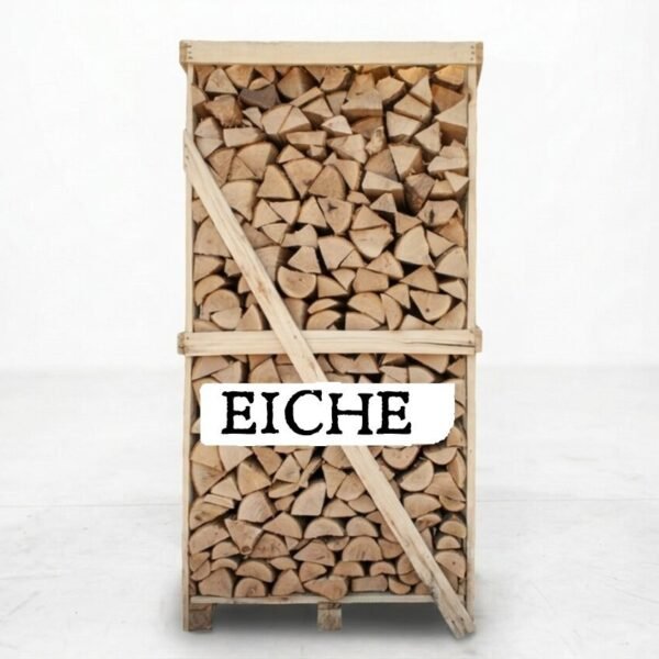 Brennholz Palette – Eiche – 25 cm – kammergetrocknet – 1,8 RM