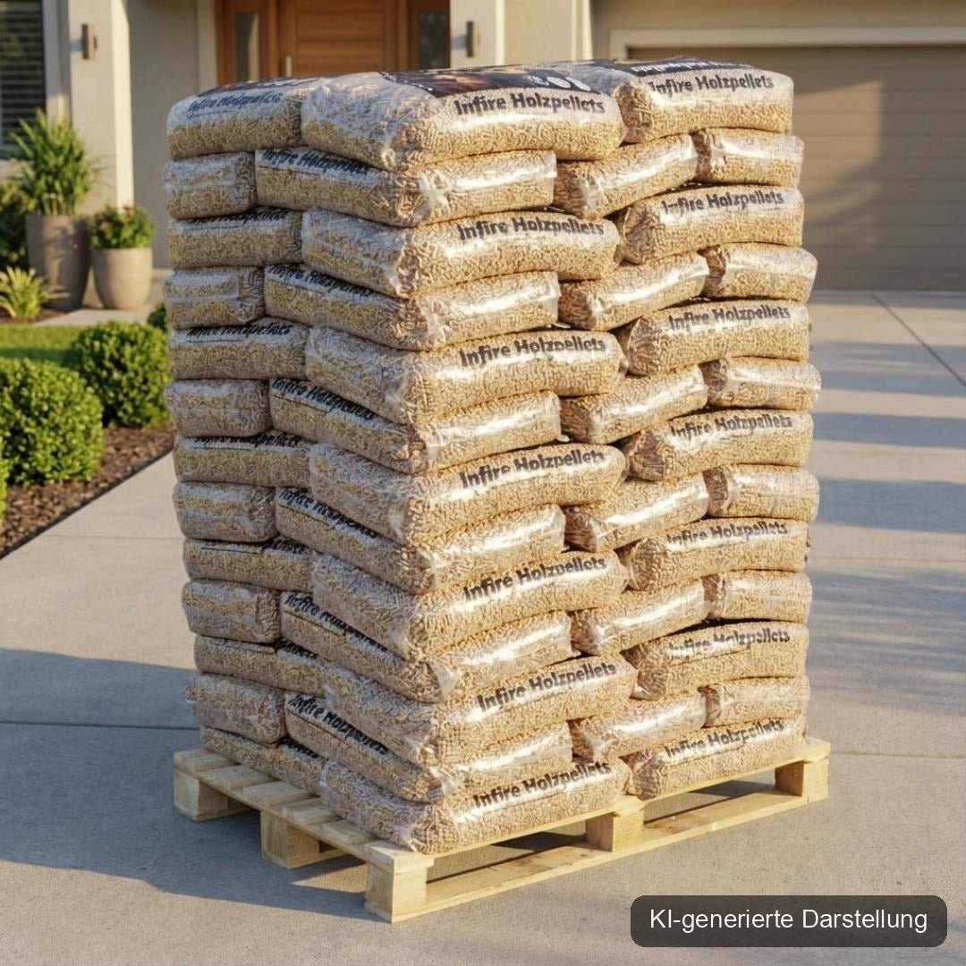 Heizfuxx Holzpellets 6 mm ENplus A1 Palette 975 kg (65 x 15 kg) Heizfuxx Holzpellets 6 mm ENplus A1 Palette 975 kg (65 x 15 kg) – Bild 1