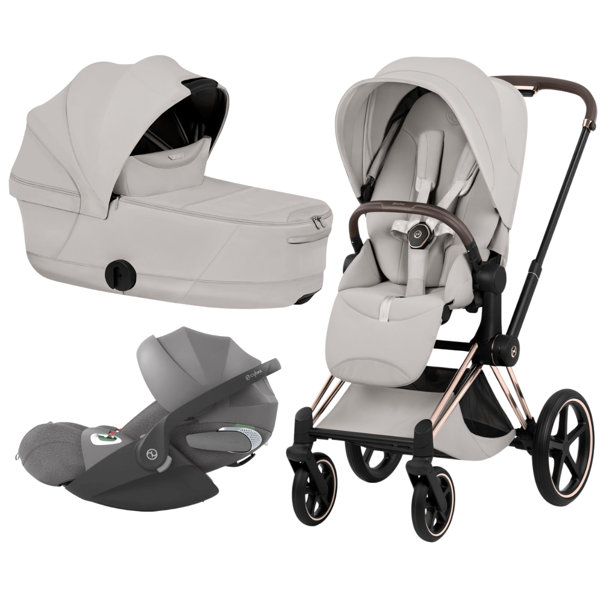 Cybex Platinum Priam Style Trio mit Cloud T Plus Cybex Platinum Priam Style Trio mit Cloud T Plus – Bild 2