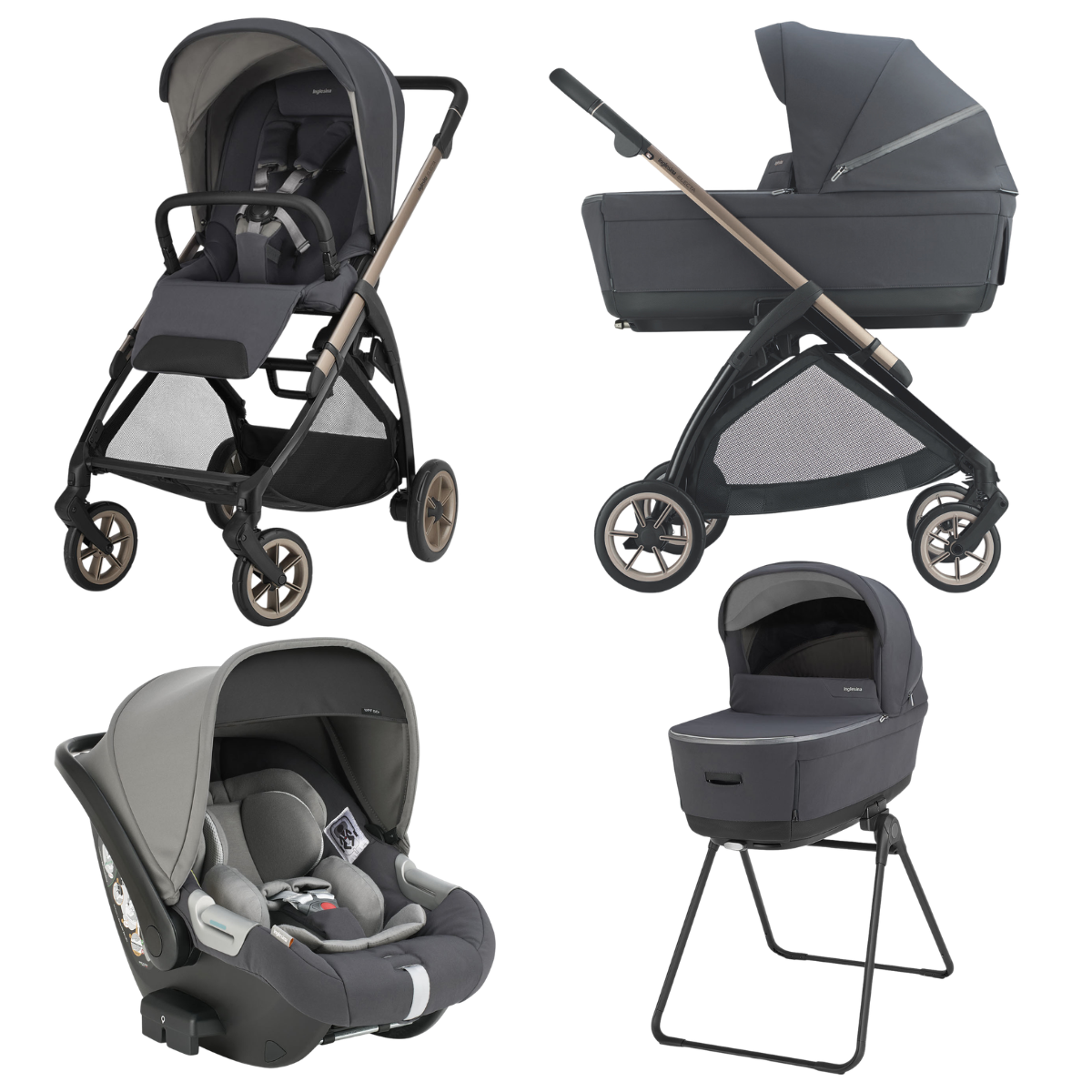 Inglesina System Quattro Electa mit Darwin I-Size Inglesina System Quattro Electa mit Darwin I-Size – Bild 1