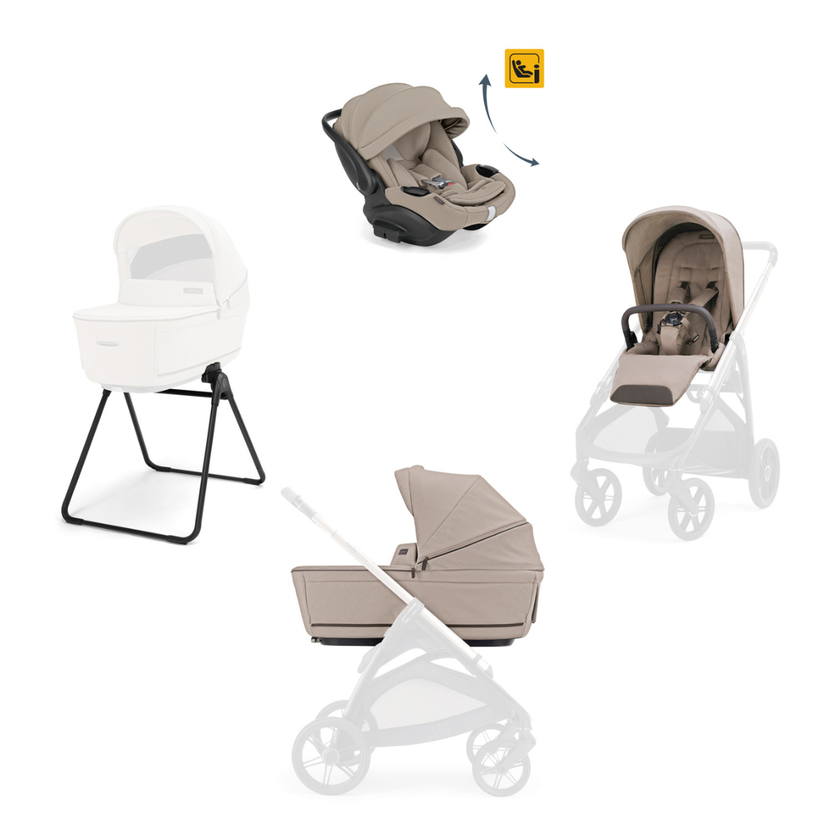 Inglesina-Textil Kit mit Darwin Recline für Aptica-Rahmen Inglesina-Textil Kit mit Darwin Recline für Aptica-Rahmen – Bild 8