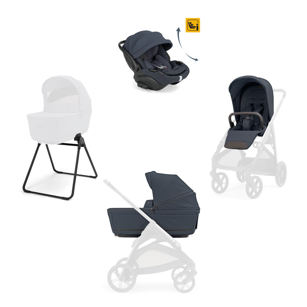 Inglesina-Textil Kit mit Darwin Recline für Aptica-Rahmen Inglesina-Textil Kit mit Darwin Recline für Aptica-Rahmen – Bild 7