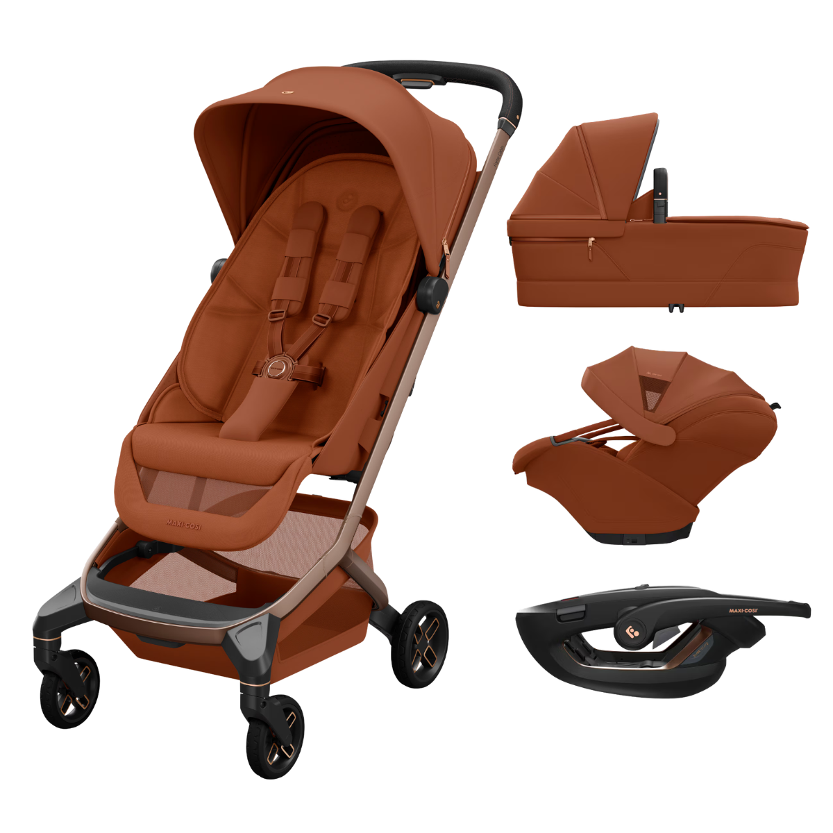 Maxi Cosi Trio Fame Cabin mit Coral Slide Pro Kindersitze Maxi Cosi Trio Fame Cabin mit Coral Slide Pro Kindersitze – Bild 1