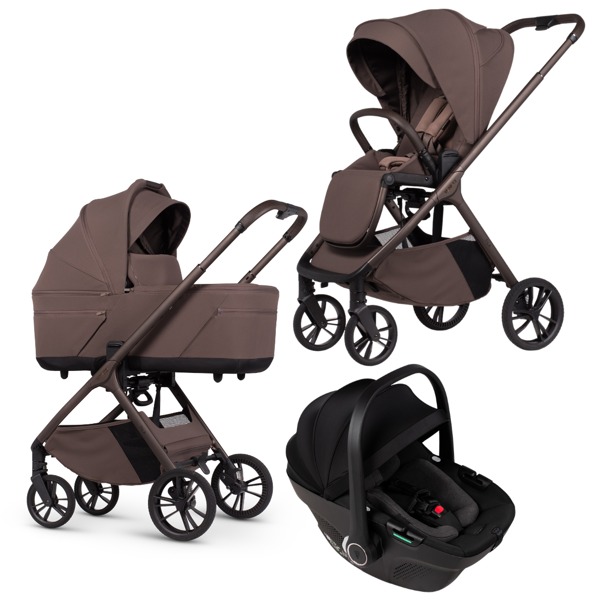 Venicci Kombikinderwagen 3 in 1 Tila mit Tiago Babytrage Venicci Kombikinderwagen 3 in 1 Tila mit Tiago Babytrage – Bild 1