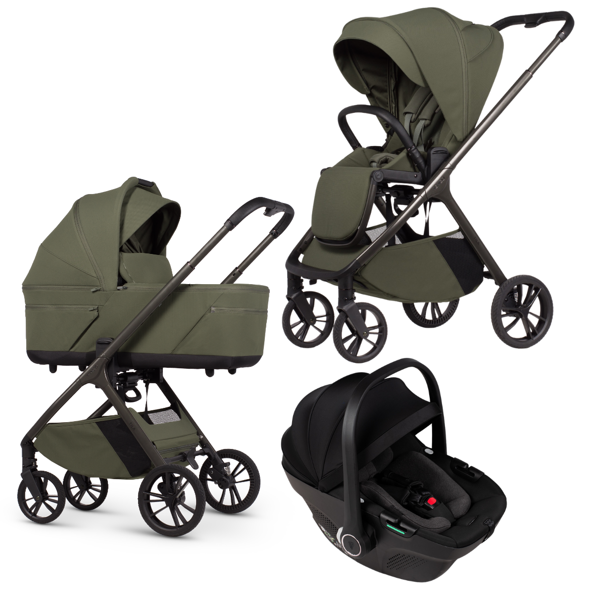 Venicci Kombikinderwagen 3 in 1 Tila mit Tiago Babytrage Venicci Kombikinderwagen 3 in 1 Tila mit Tiago Babytrage – Bild 3