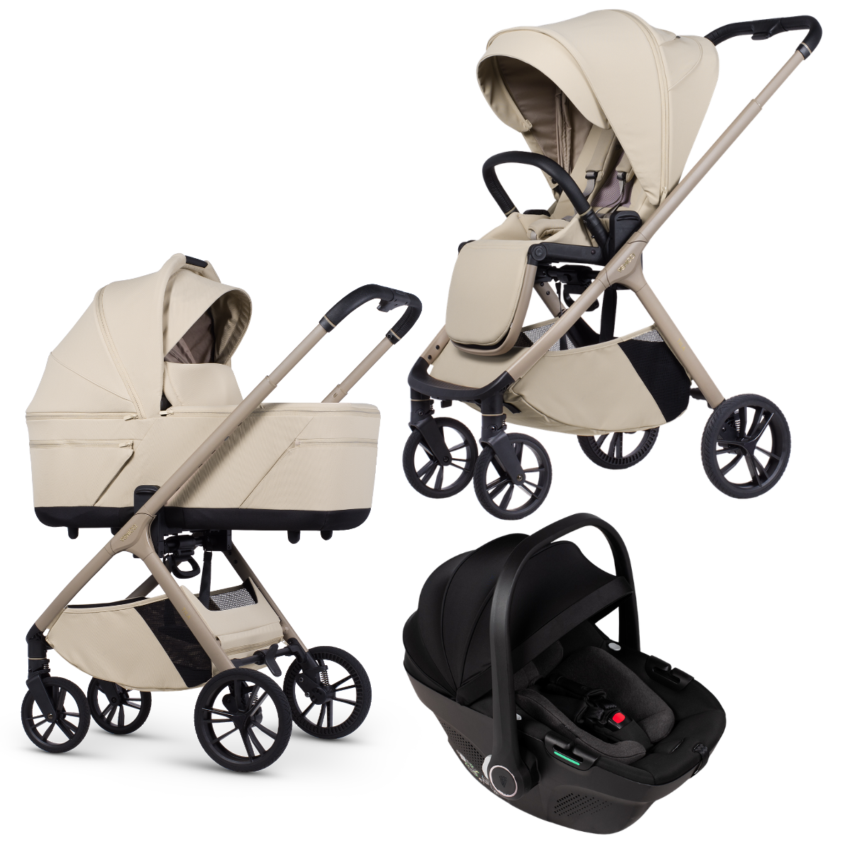 Venicci Kombikinderwagen 3 in 1 Tila mit Tiago Babytrage Venicci Kombikinderwagen 3 in 1 Tila mit Tiago Babytrage – Bild 4