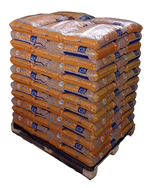 Holzpellets DIN plus – Palette 975 kg Holzpellets DIN plus – Palette 975 kg – Bild 1