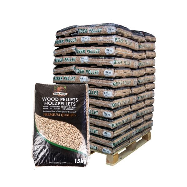Pollmeier Premium Plus Buchenholzbriketts PEFC zertifiziert Palette 960 kg