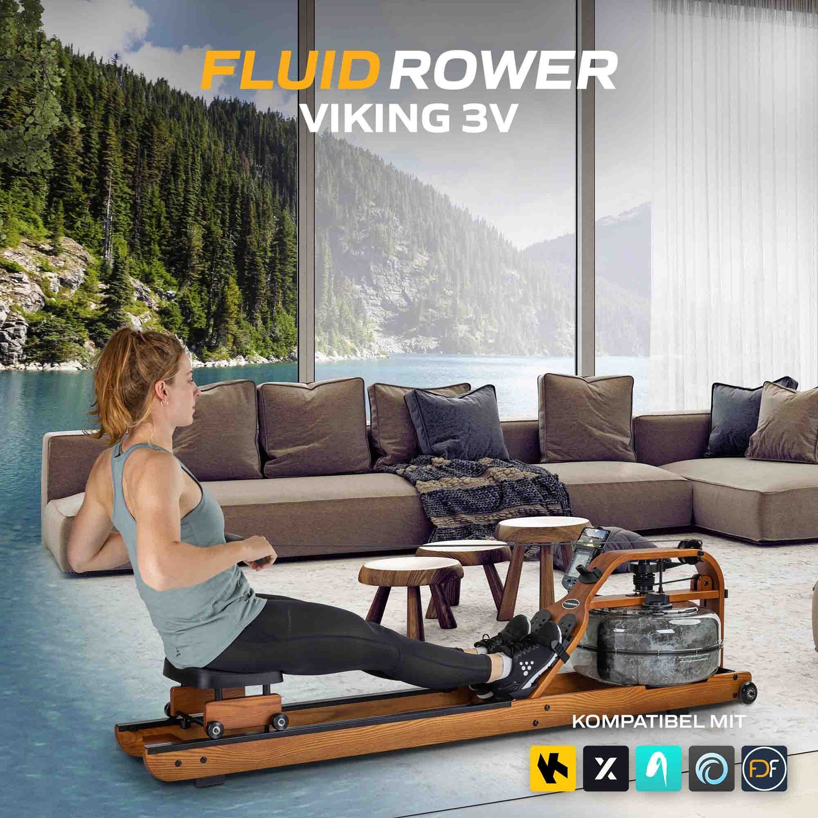 Fluid Rower Rudergerät Viking 3 V Fluid Rower Rudergerät Viking 3 V – Bild 5
