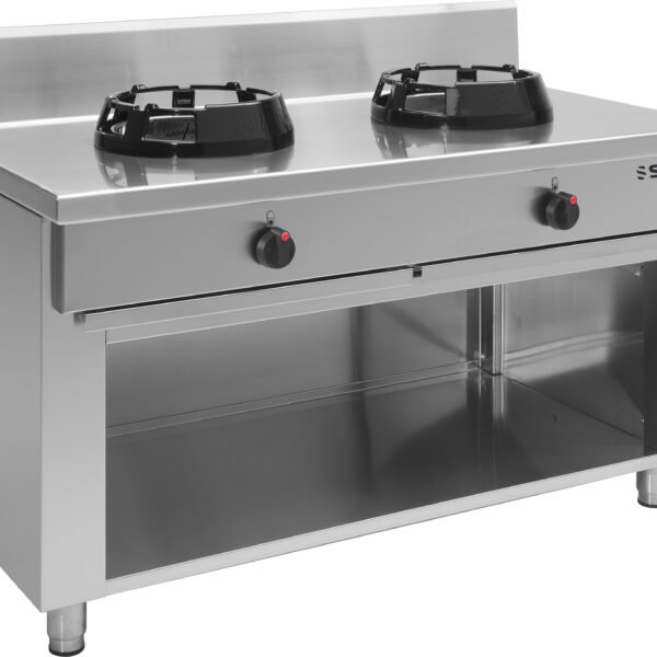 SARO Wok-Gasherd, offener Unterbau Modell CC/02
