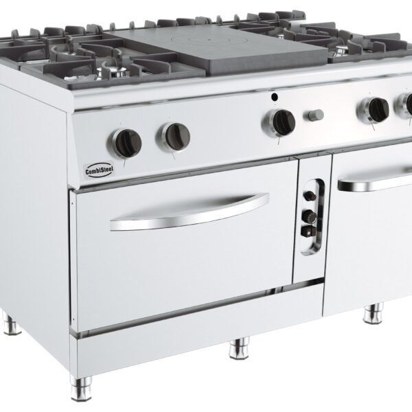 BASE 700 Gasherd 4 Brenner - Mit Gasbackofen