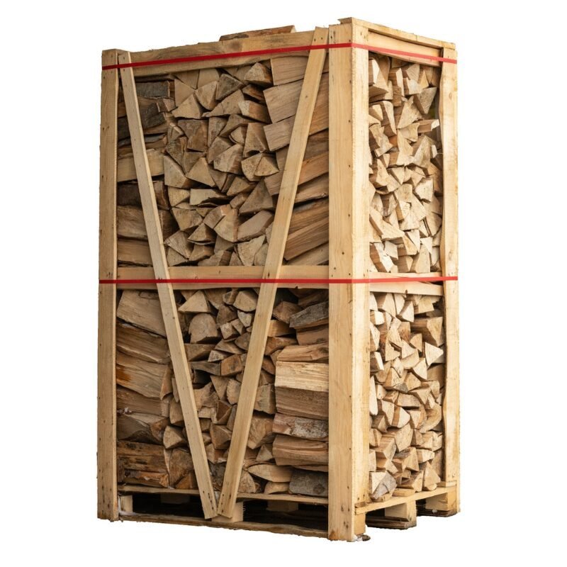 2x Paletten (Weißeiche + Buche/Hainbuche) – 33 cm Holzscheite 2x Paletten (Weißeiche + Buche/Hainbuche) – 33 cm Holzscheite – Bild 1