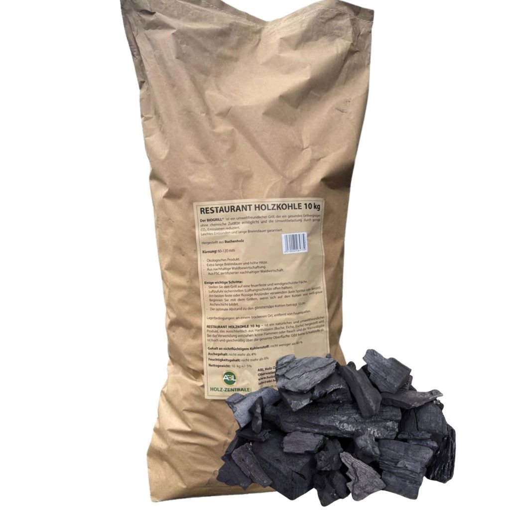 Premium Buchen-Grillholzkohle Palette 240 kg (16 x 15 kg) Gastro-Qualität Premium Buchen-Grillholzkohle Palette 240 kg (16 x 15 kg) Gastro-Qualität – Bild 1