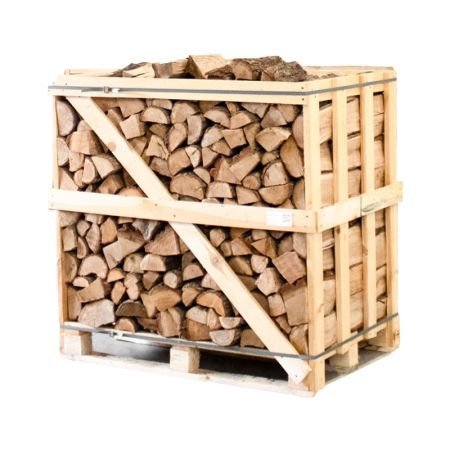 Halbe Palette Premium Eichen Kaminholz 25 cm – 405 kg | Kammergetrocknet | 20 % Restfeuchte Halbe Palette Premium Eichen Kaminholz 25 cm – 405 kg | Kammergetrocknet | 20 % Restfeuchte – Bild 1