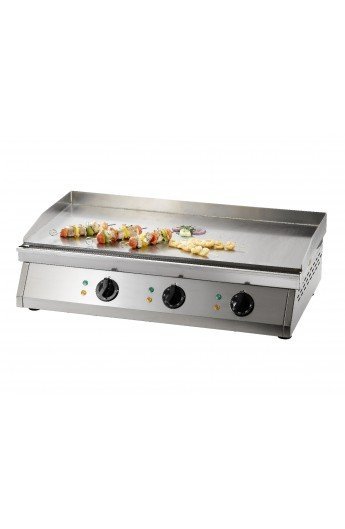 Elektro-Grillplatte glatt - 845x500x(h)240mm - 400V-9kW