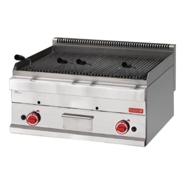 Gas-Lavasteingrill - 11kW - 70 x 65cm - 650-Serie