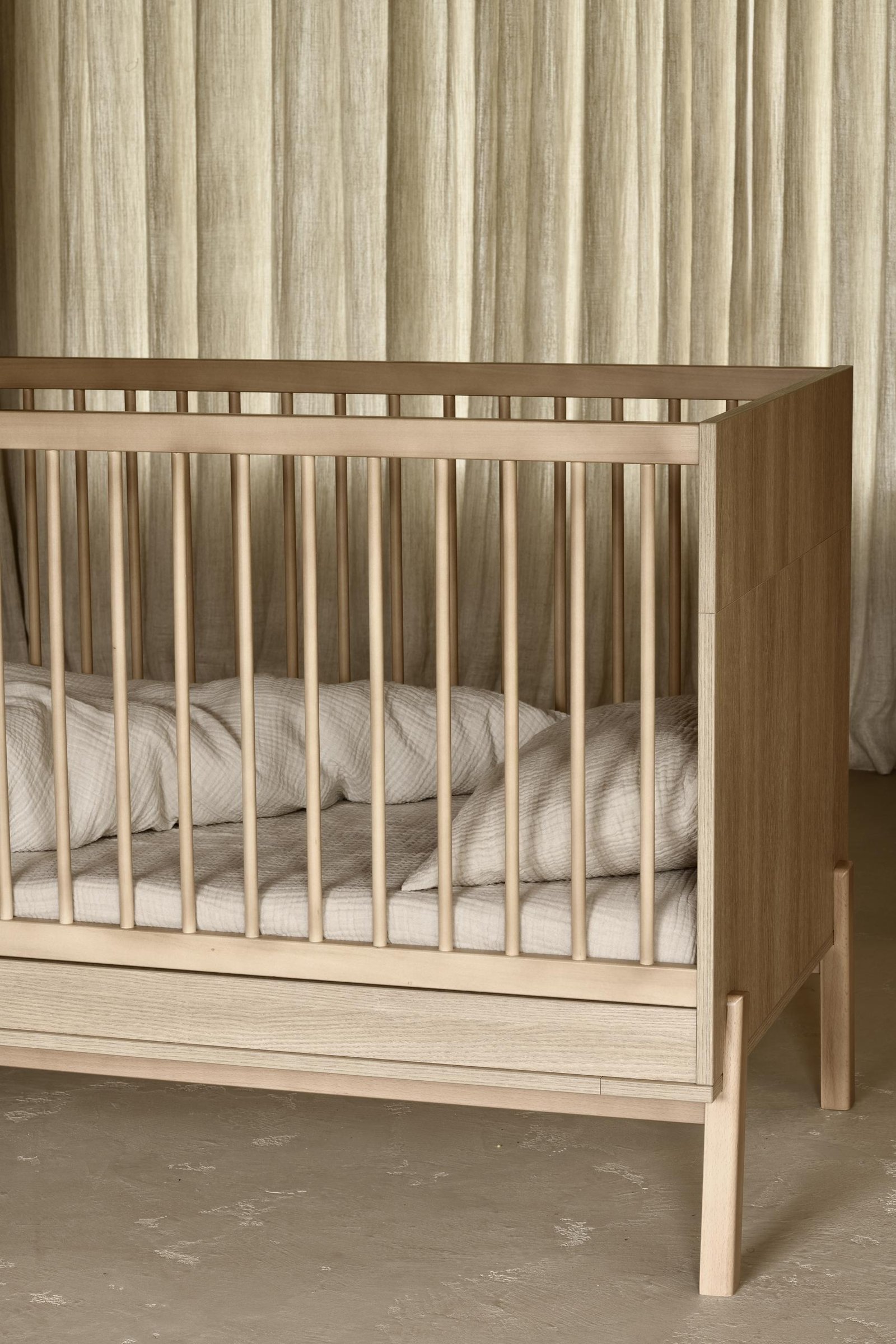 Pack Quax Letto Evolutivo Completo Ashi Honey Ash | Letto evolutivo Ashi Honey Ash + Materasso 140 × 70 cm Pack Quax Letto Evolutivo Completo Ashi Honey Ash | Letto evolutivo Ashi Honey Ash + Materasso 140 × 70 cm – Bild 2