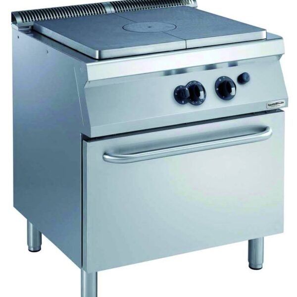 Glühplattenherd - Backofen Gas- 13kW - 800x700x(h)850mm