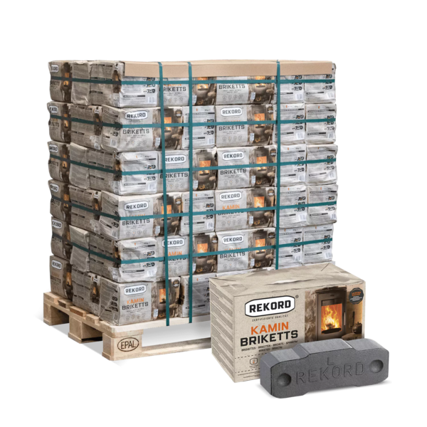 Braunkohle-Briketts 90 x 10 kg – REKORD