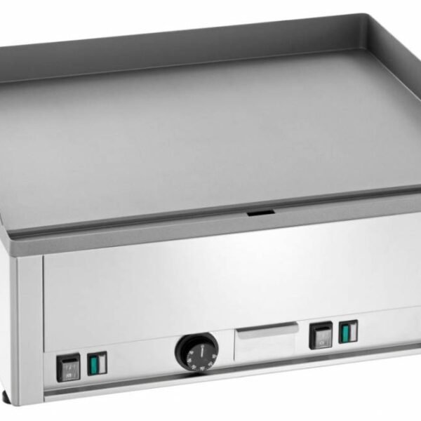 Elektro-Grillplatte - Gußeisen-glatt - 6kW - 660x480x(h)290mm