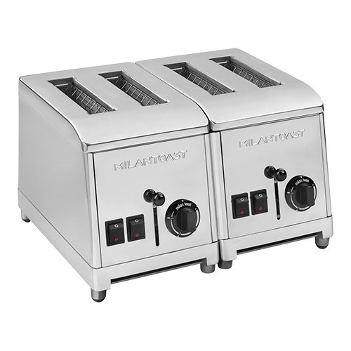 Toaster 4 Schlitze Milantoast - Edelstahl
