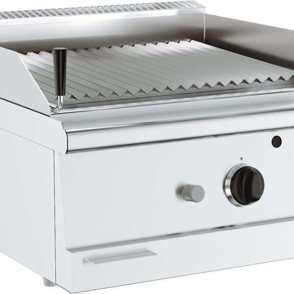 Base 600 Gas-Lavasteingrill - Tischmodell - 8,5kW - 600x600x(h)300mm