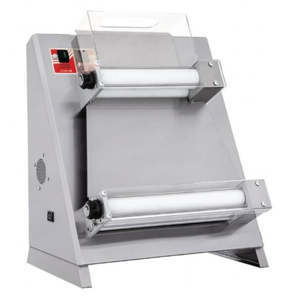 Teigausrollmaschine Edelstahl - 26-40cm - 545x660x(h)825mm