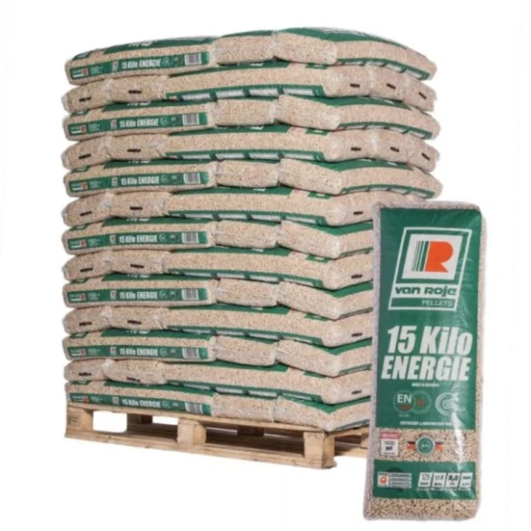 ENERGIO-GRANULATE – PALETTE MIT 77 SÄCKEN à 15 KG
