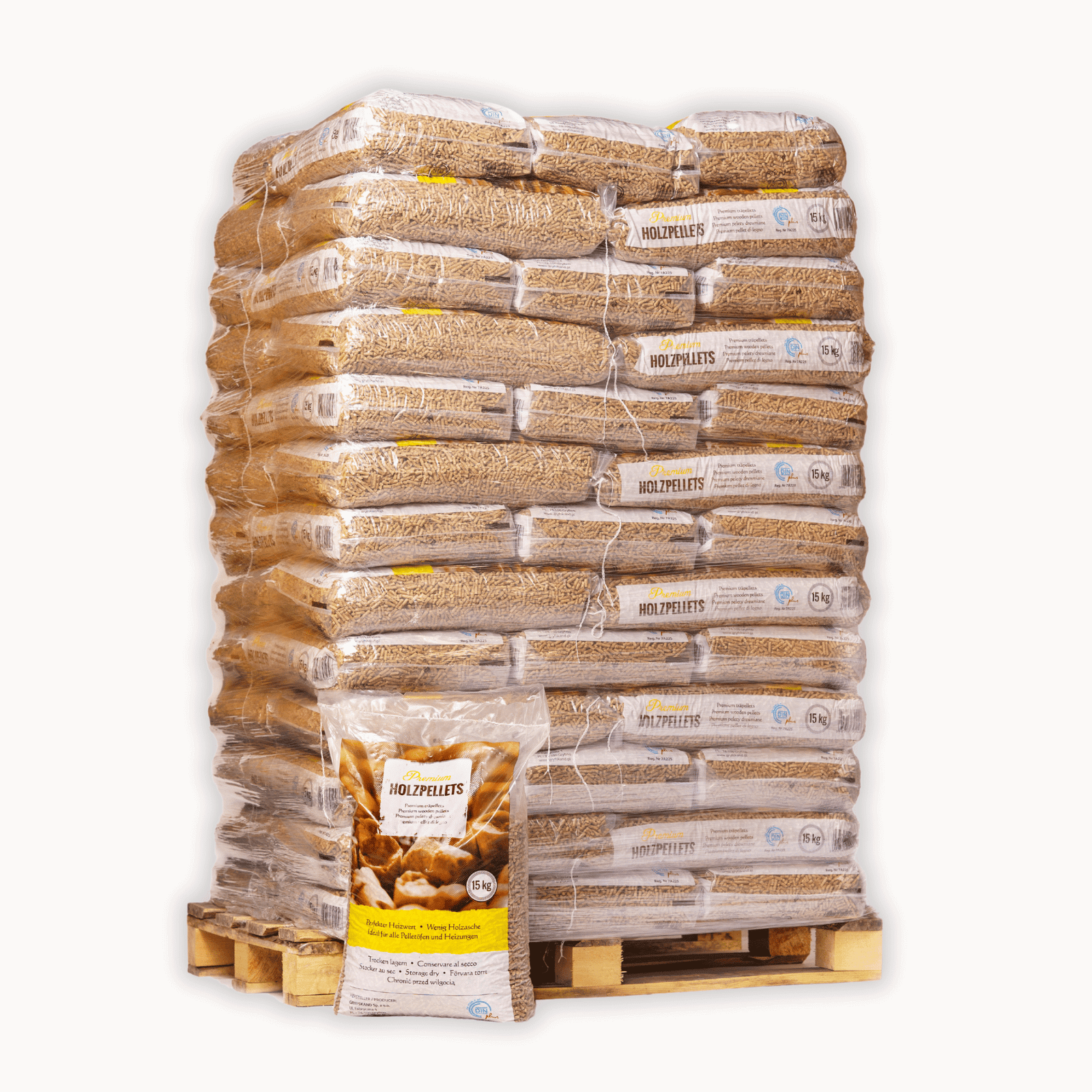 Hochwertige Holzpellets ENplus A1 975 kg Hochwertige Holzpellets ENplus A1 975 kg – Bild 2