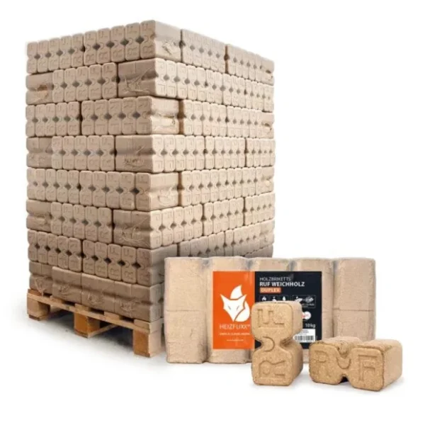 RUF Duplex-Nadelholzbriketts / 1 Palette, 960 kg