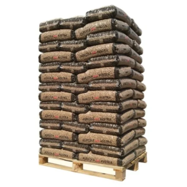 BIOENERGIE-GRANULAT – 66 SÄCKE à 15 KG PRO PALLET