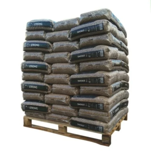 PYNAUJA-PELLETS – PALETTE MIT 70 SÄCKEN À 15 KG