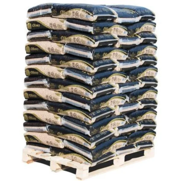 6-mm-Holzpellets, 65 x 15-kg-Palette - Olimp - ENplus-A1