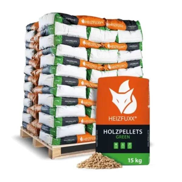 Grüne ENplus A1 Holzpellets, 975 kg