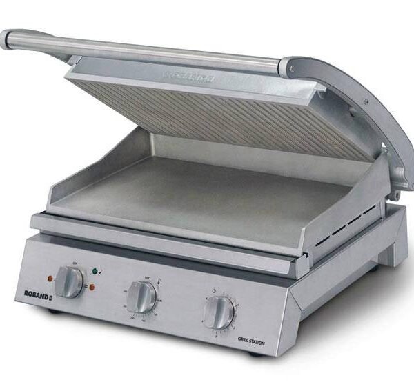 Grill Station ROBAND - 8 Sandwiches - Obere Platte Gerillt - 2990W