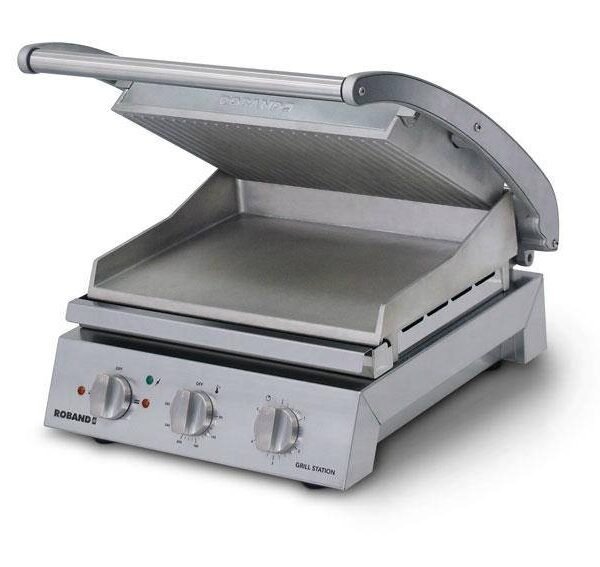Grill Station ROBAND - 6 Sandwiches - Obere Platte Gerillt - 2200W
