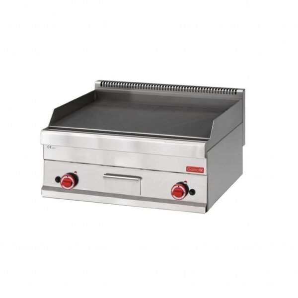 Gasgrillplatte - 11,4kW - 70 x 65cm - glatt - 650-Serie 1