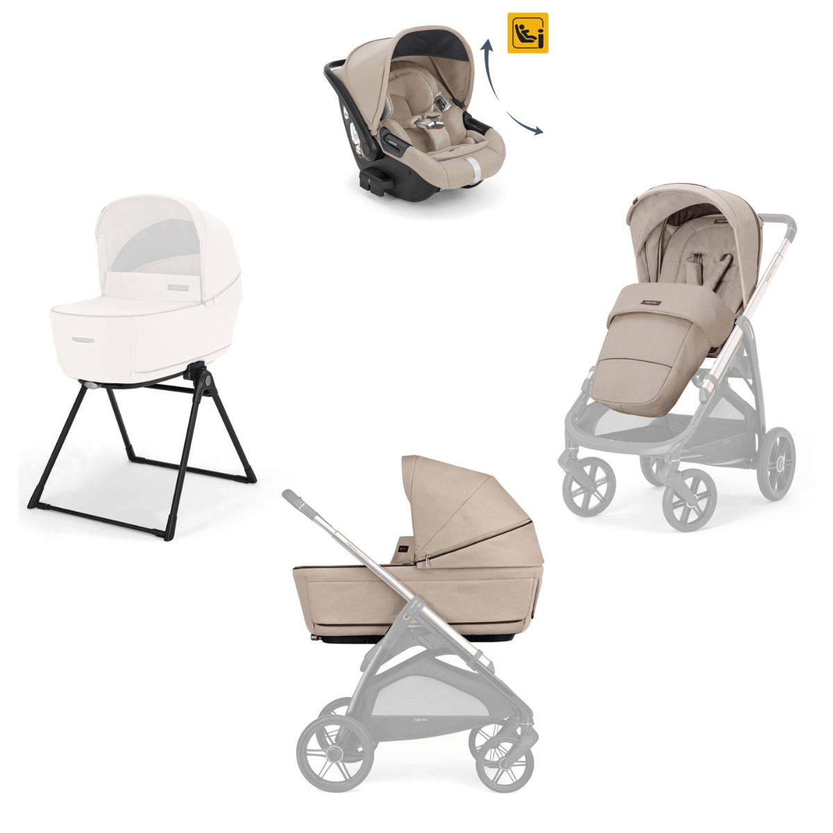 Inglesina-Textil Kit mit Darwin Recline für Aptica-Rahmen Inglesina-Textil Kit mit Darwin Recline für Aptica-Rahmen – Bild 1