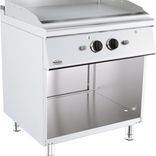 Base 700 Gas-Grillplatte - Glatt - 13kW - 800x700x(h)900mm